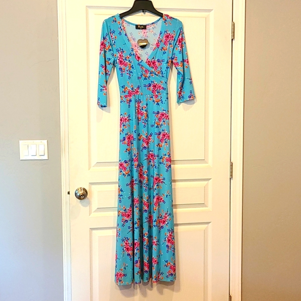Meritt flower maxi dress